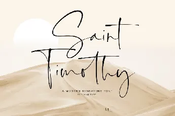 Saint Timothy font