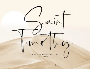 Saint Timothy font