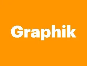 Graphik Family font