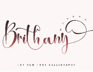 Brithany font