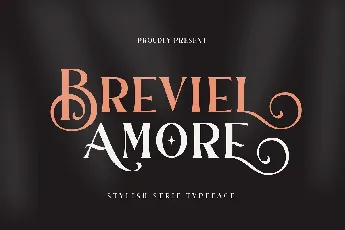 Breviel Amore font