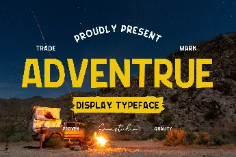 ADVENTRUE font