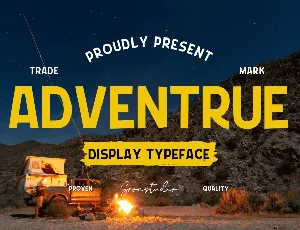 ADVENTRUE font