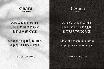 Chara Duo font