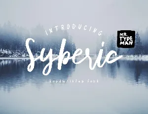 Syberic Script Free font