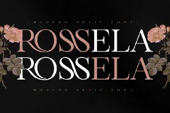 Rossela font