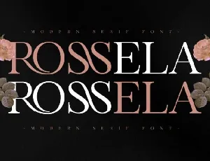 Rossela font