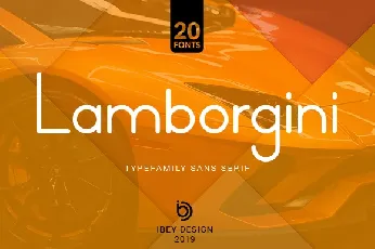 Lamborgini font