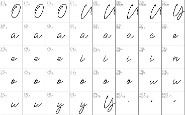 Bellisya Signature font