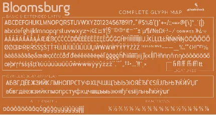 Bloomsburg font