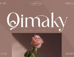 Qimaky font