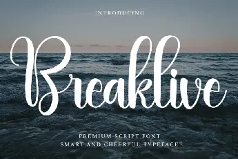 Breaklive font