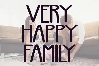 Very Happy Family font