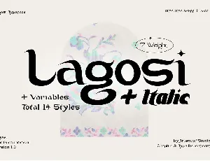 Lagosi font