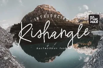 Rishangle Handwritten font