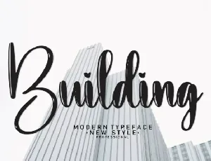 Building Script font