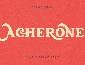 Acherone font