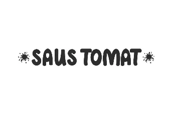 SausTomatDemo font