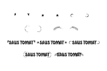 SausTomatDemo font