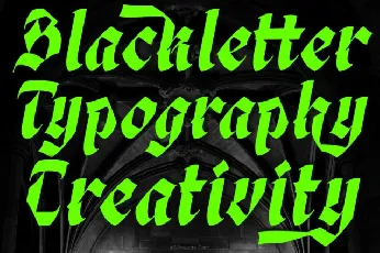 Silhouetta Blackletter font