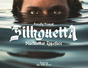 Silhouetta Blackletter font