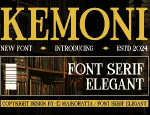 KEMONI font