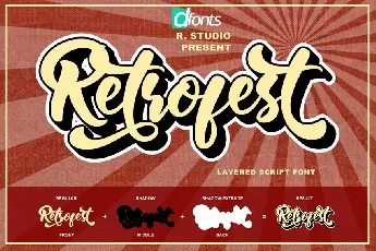 Retrofest font