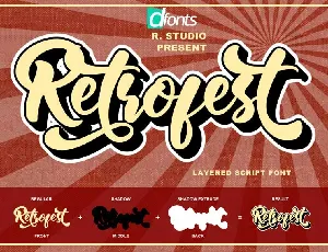 Retrofest font