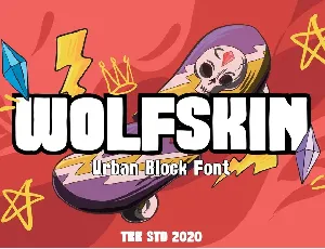 Wolfskin font