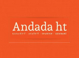 Andada Pro font