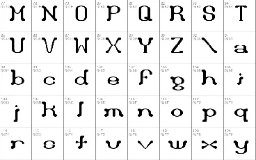 Draggle font