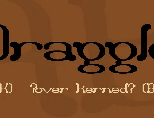 Draggle font