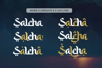 Saleha font