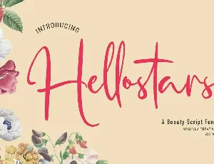 Hellostars font