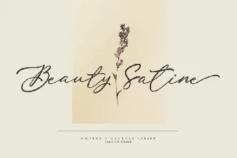 Beauty Satine font