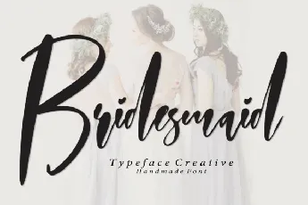 Bridesmaid Script font