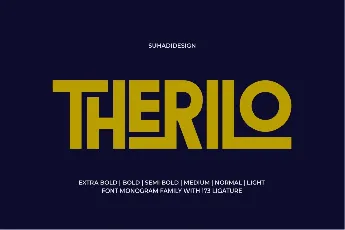 Therilo font