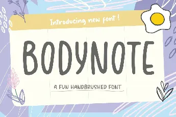 BODYNOTE font