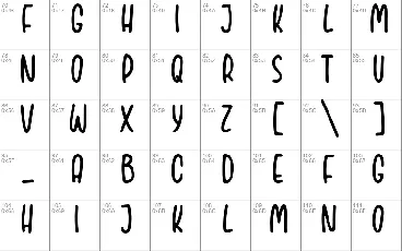 BODYNOTE font