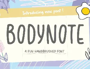 BODYNOTE font