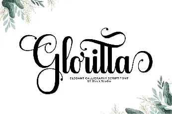 Gloritta Script font