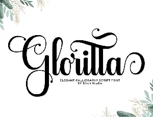 Gloritta Script font