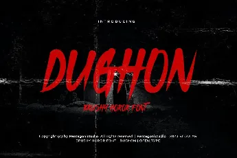 Dughon font