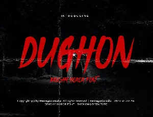 Dughon font