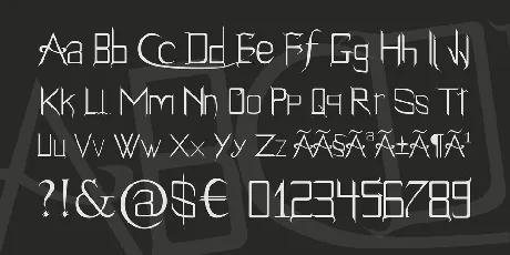 Holitter Gothic font