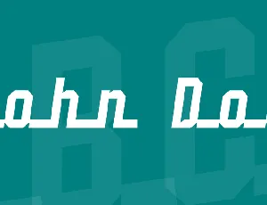 John Doe font