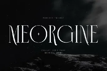 Meorgine font