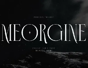 Meorgine font