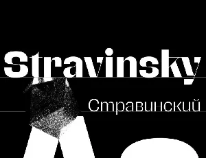 Stravinsky Family font