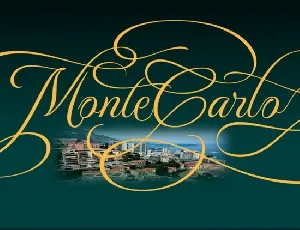 MonteCarlo font